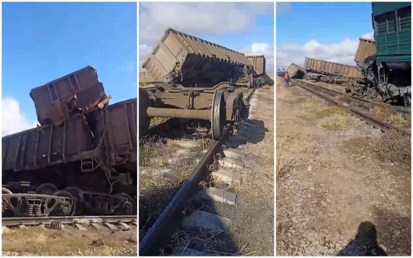 Тепловоз и локомотив столкнулись в Жамбылской области