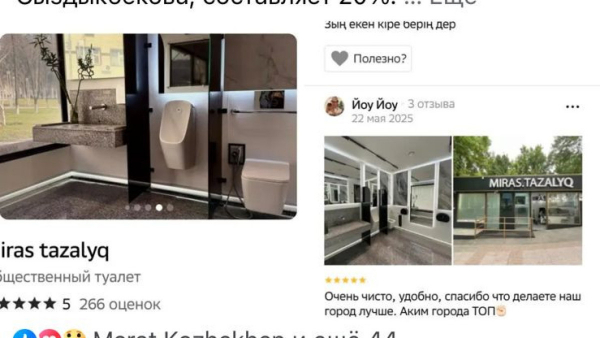 Японские общественные туалеты в Шымкенте вандалы не трогают — блогер