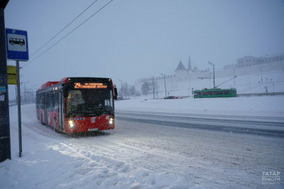 После аномальных морозов на Татарстан обрушатся метели с ухудшением видимости