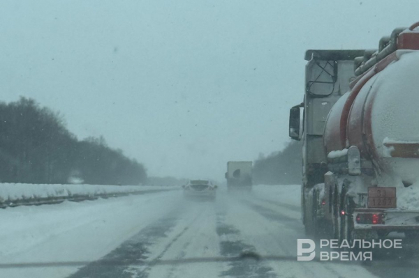 Движение на трассе Алексеевское &mdash; Альметьевск ограничили из‑за метеоусловий