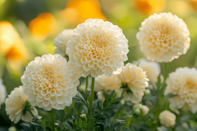 Бросьте семена в грунт в апреле &mdash; в июне сад в кремовых шариках. Многолетник-нежность с крупными цветами