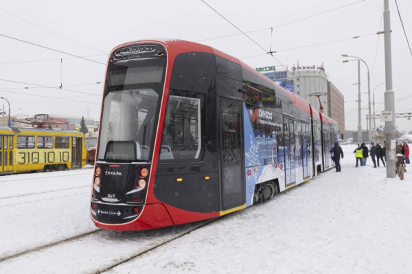 В Екатеринбурге из-за мороза сбился график движения трамваев