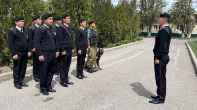 Военная полиция гвардейского гарнизона обеспечивает порядок и безопасность