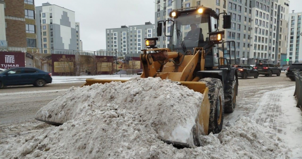 Акимат обратился к жителям Астаны из-за снегопада