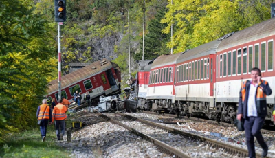 В Словакии столкнулись два поезда