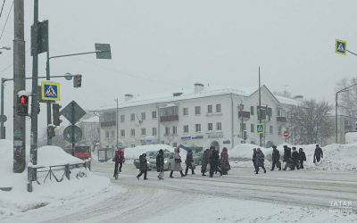 В Татарстане ожидается снег, температурный фон немного повысится