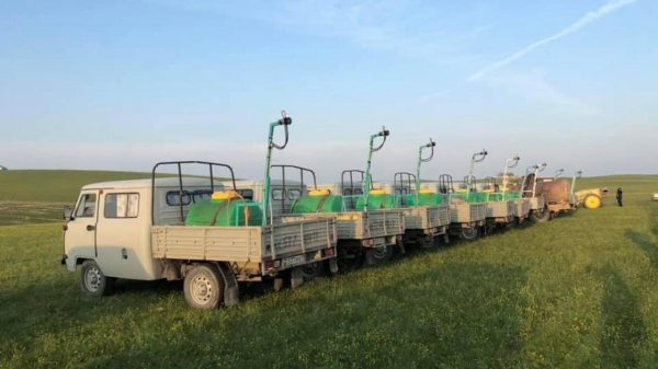 В Актюбинской области против саранчовых обработано 450 тысяч га