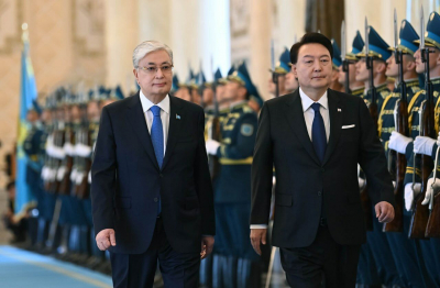 В Астане начались переговоры президентов Казахстана и Южной Кореи