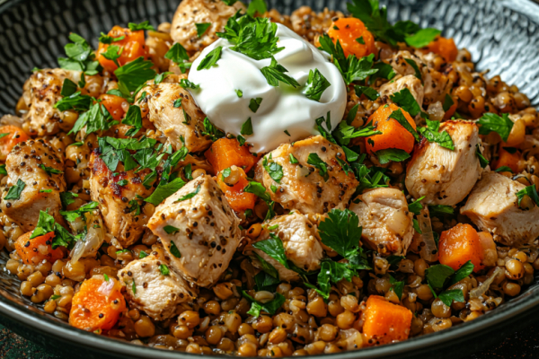 Ужин из серии &laquo;когда мне лень готовить&raquo;: соединяю гречку с грудкой прямо в противне &mdash; обалденное горячее