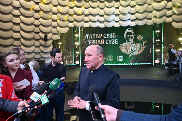 Ахметов на записи концерта в честь Тукая: Нам нужно быть достойными потомками поэта