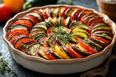 Рататуй классический &mdash; постный, яркий, на обед и ужин: подробный рецепт для запекания