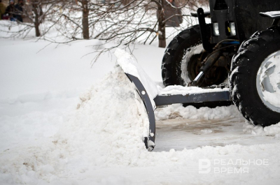 За сутки с улиц Казани вывезли порядка 26 тыс. тонн снега