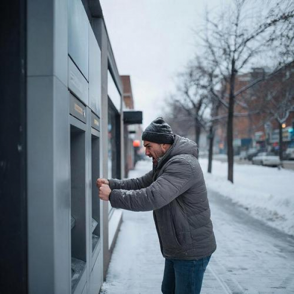 Иностранец решил, что ледоруб &ndash; универсальный ключ к московским банкоматам