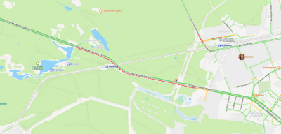 Казанцы жалуются на пробку на Горьковском шоссе