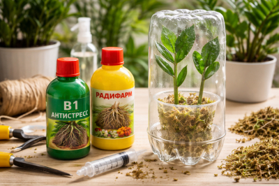 Саженцы замиокулькаса сидят месяцами и не дают корней? Как быстро &laquo;толкнуть&raquo; в рост &mdash; способ, который ускоряет укоренение