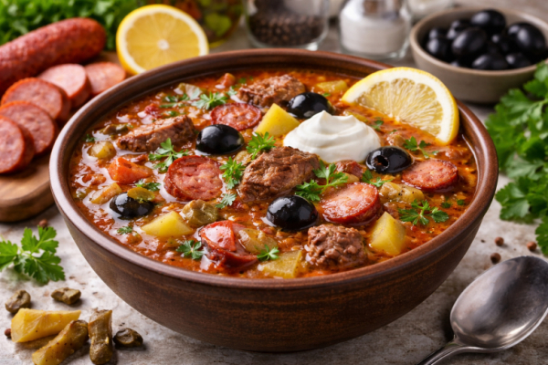 Никаких сосисочек: нашли оригинальный рецепт солянки &mdash; получается ресторанный вкус