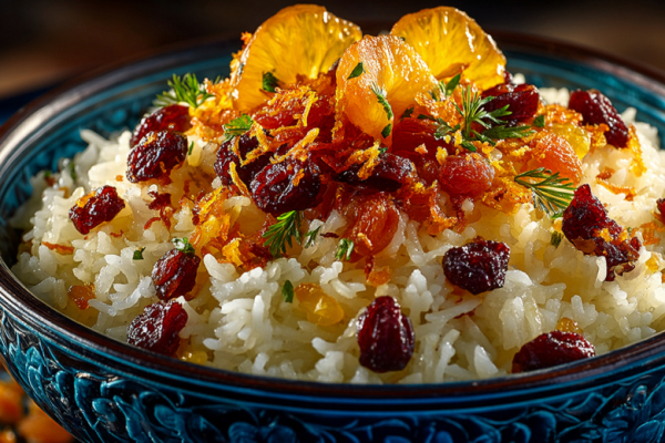 Фруктовый плов с курагой и яблоками &mdash; изысканный десерт из детства, который покорит вас карамельными нотками