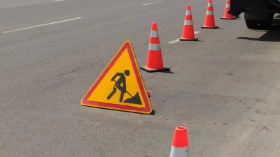 В Астане проводится плановый ремонт дороги республиканского значения
