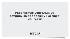 Украинскую учительницу осудили за поддержку России в соцсетях