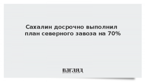 Сахалин досрочно выполнил план северного завоза на 70%