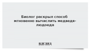 Биолог раскрыл способ мгновенно вычислить медведя-людоеда