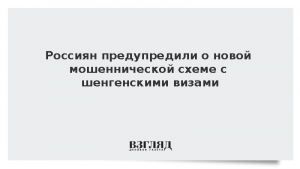 Россиян предупредили о новой мошеннической схеме с шенгенскими визами