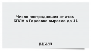 Число пострадавших от атак БПЛА в Горловке выросло до 11