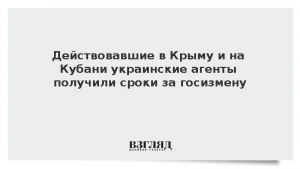 Действовавшие в Крыму и на Кубани украинские агенты получили сроки за госизмену
