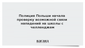 Полиция Польши начала проверку возможной связи нападений на школы с челленджем
