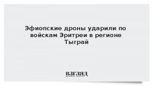 Эфиопские дроны ударили по войскам Эритреи в регионе Тыграй
