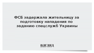 ФСБ задержала жительницу за подготовку нападения по заданию спецслужб Украины