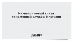 Назначен новый глава таможенной службы Киргизии