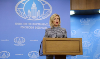 Захарова: Россия заявила протест Эстонии после сноса памятника советским воинам