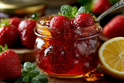 Все лето варю клубничное варенье-пятиминутку за 5 минут: вкусный способ сохранить ягоду — подаю к оладьям и творогу
