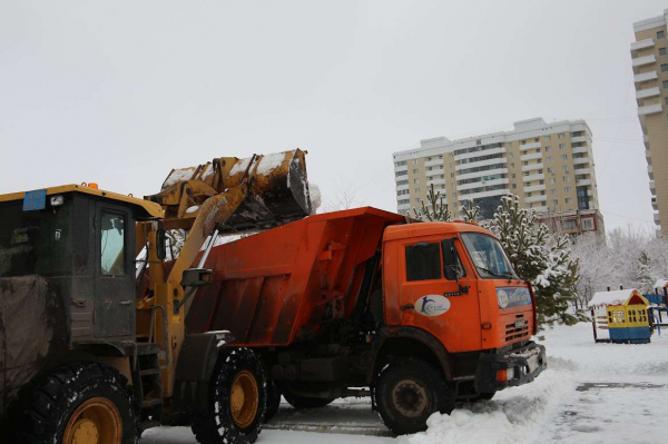 23 тыс. кубометров снега вывезли из Астаны за ночь