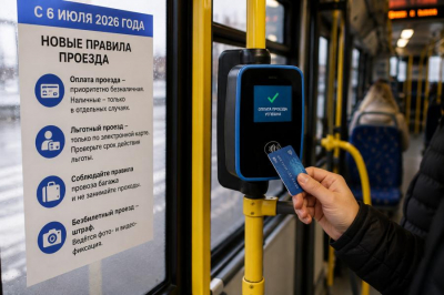 С 6 июля в общественном транспорте вводят новые правила проезда